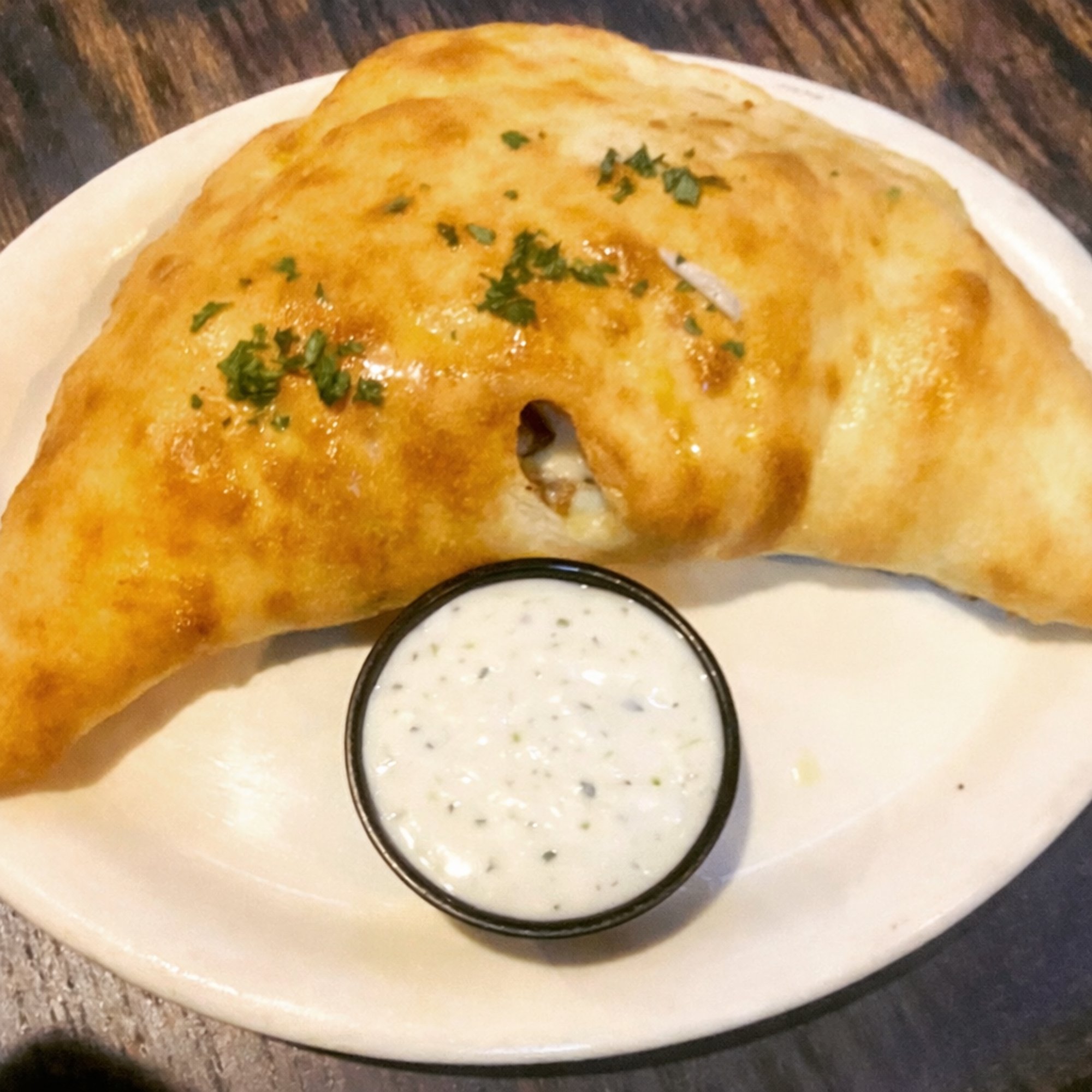Philly Cheese Steak Calzone