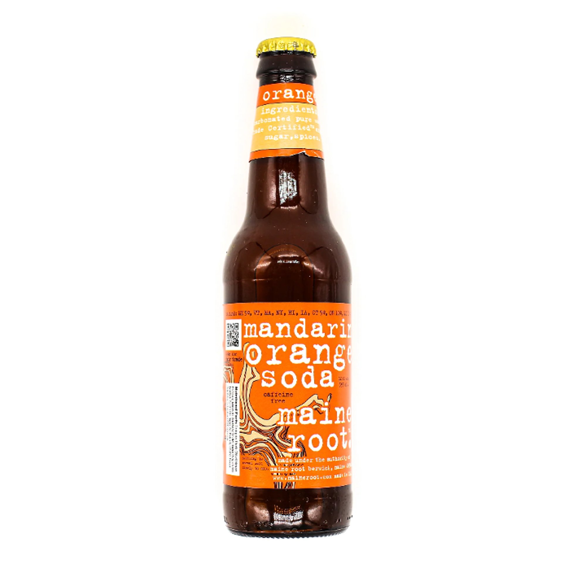 12 oz bottle MR Mandarin Orange Soda
