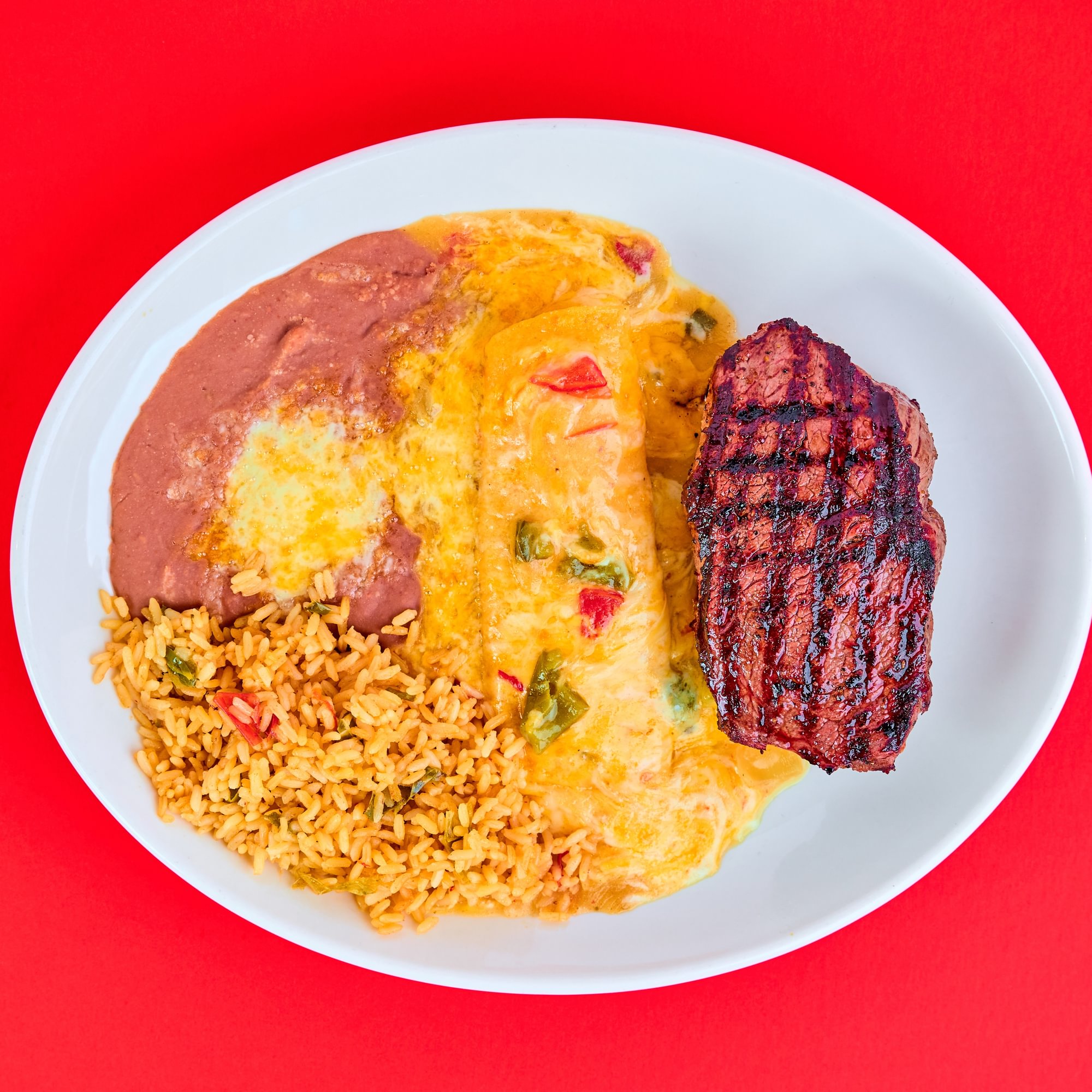 Top Sirloin & Cheese Enchilada