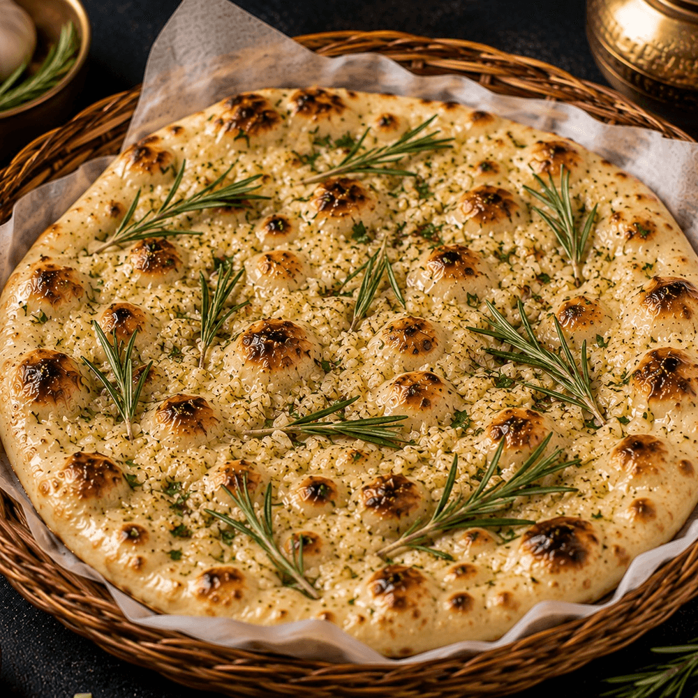 Rosemary Garlic Naan