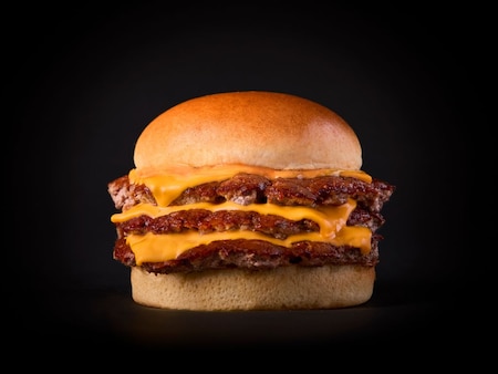 The Purist Triple Cheeseburger 