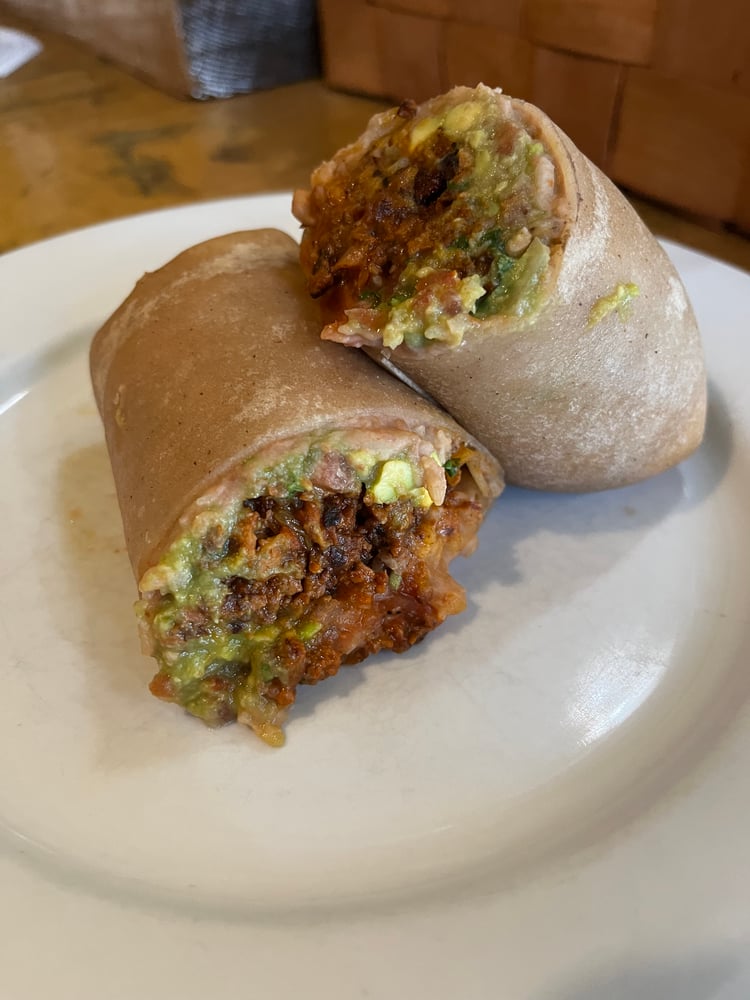Vegan Chorizo Burrito