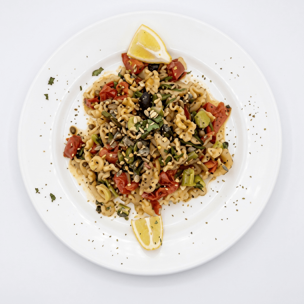 Fried Calamari with Cherry Peppers & Olives