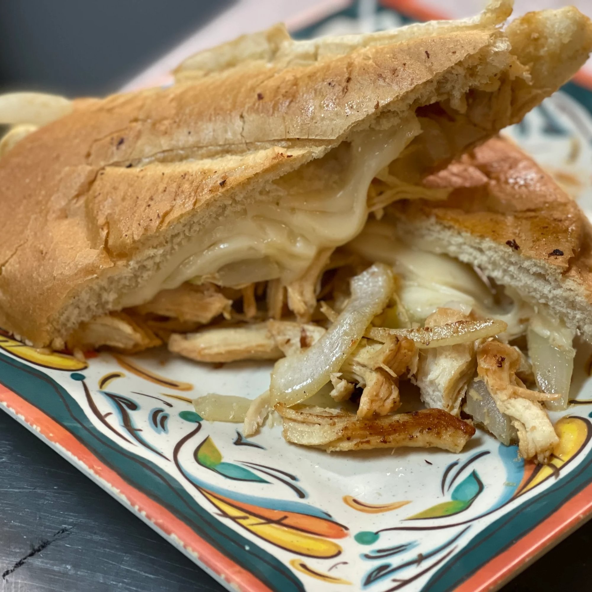 Sandwich chicken vaca