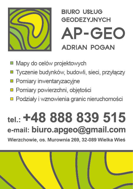 Images Biuro Usług Geodezyjnych AP-GEO Adrian Pogan