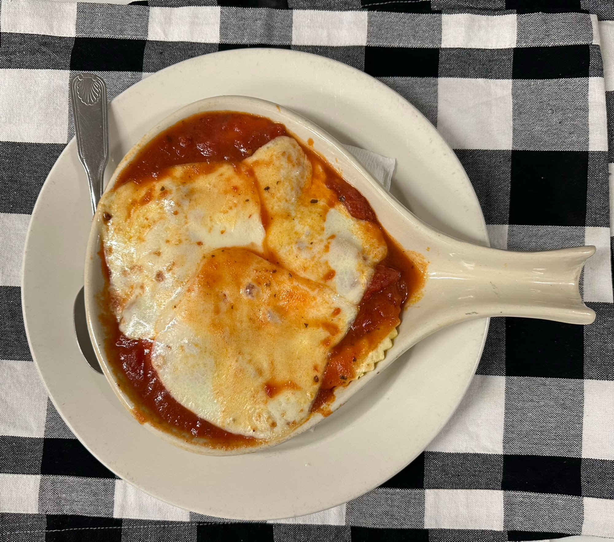 Cheese Ravioli Parmigiana Dinner