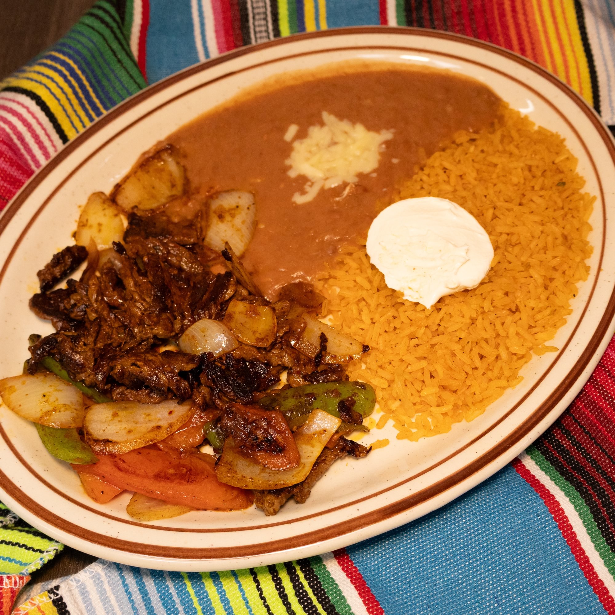 Lunch Steak Fajitas