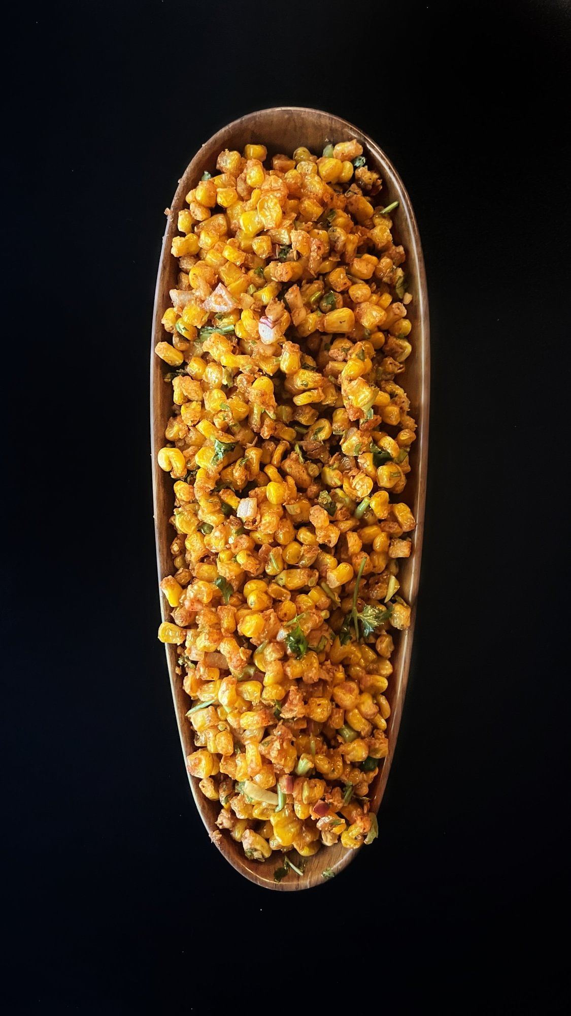 Corn chaat patta
