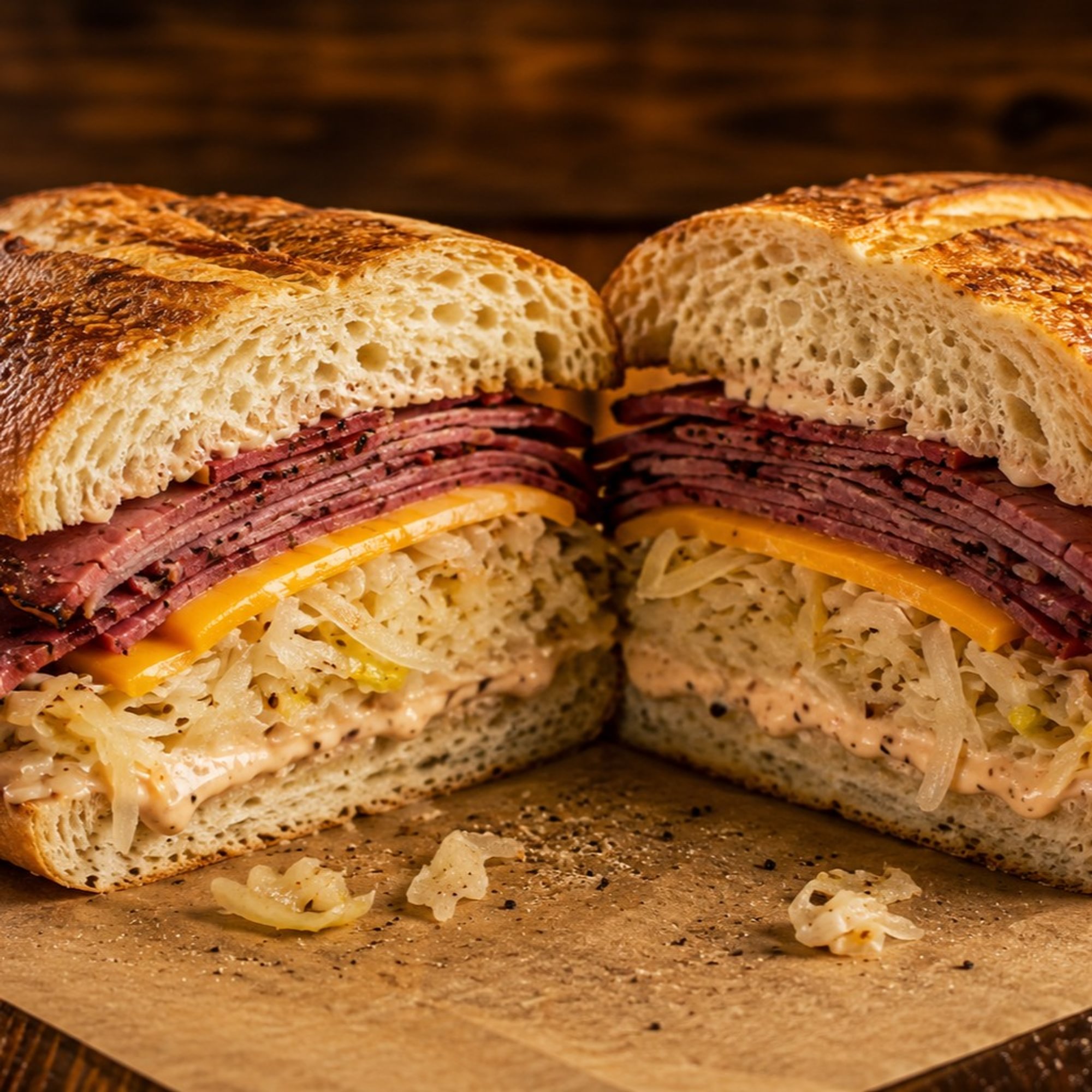 Pastrami Reuben Sandwich
