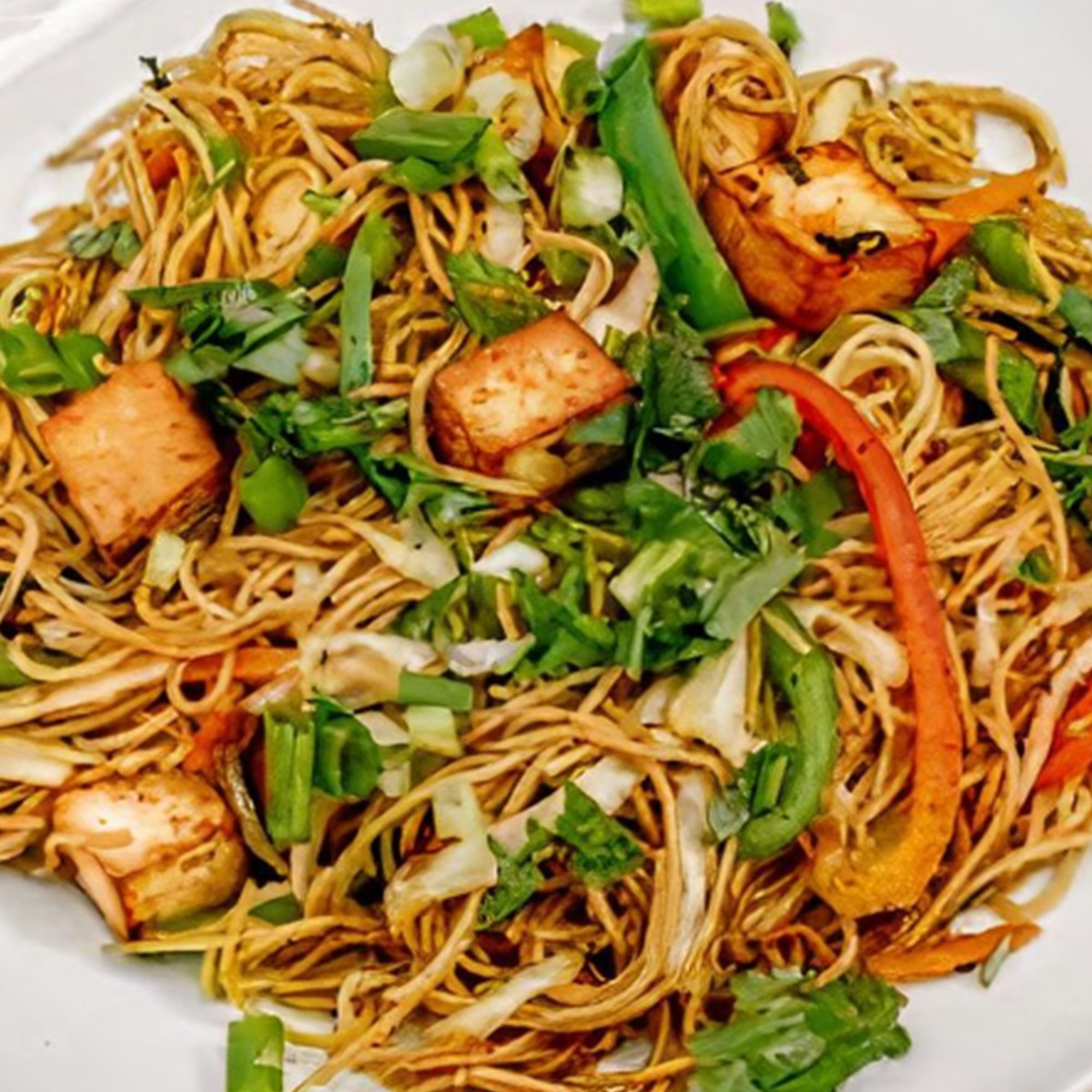 California Spicy Noodles Paneer