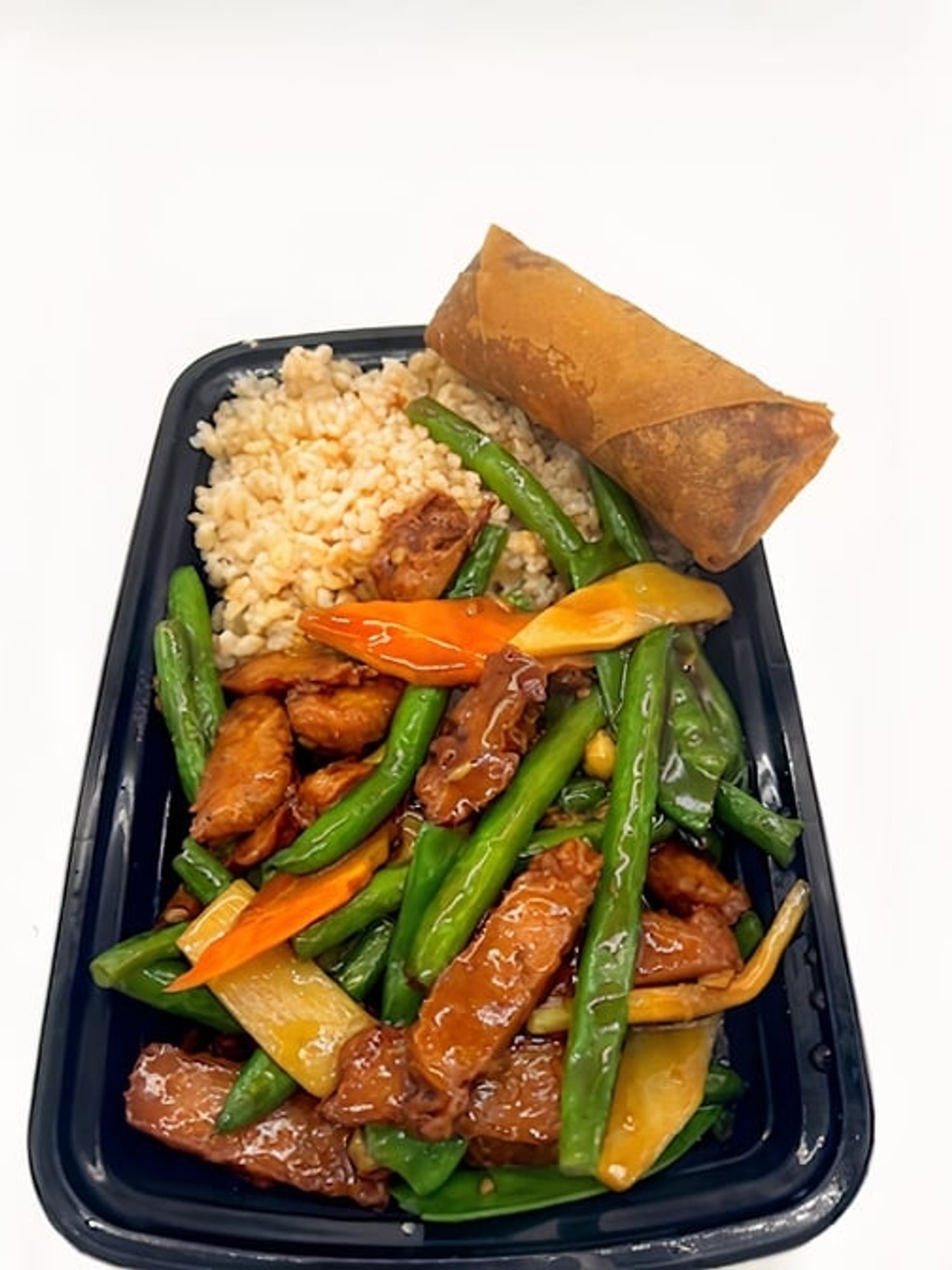 Soy chicken with string beans lunch special
