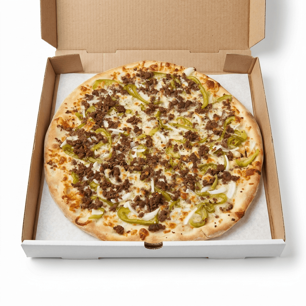 Philly Cheesesteak Pizza