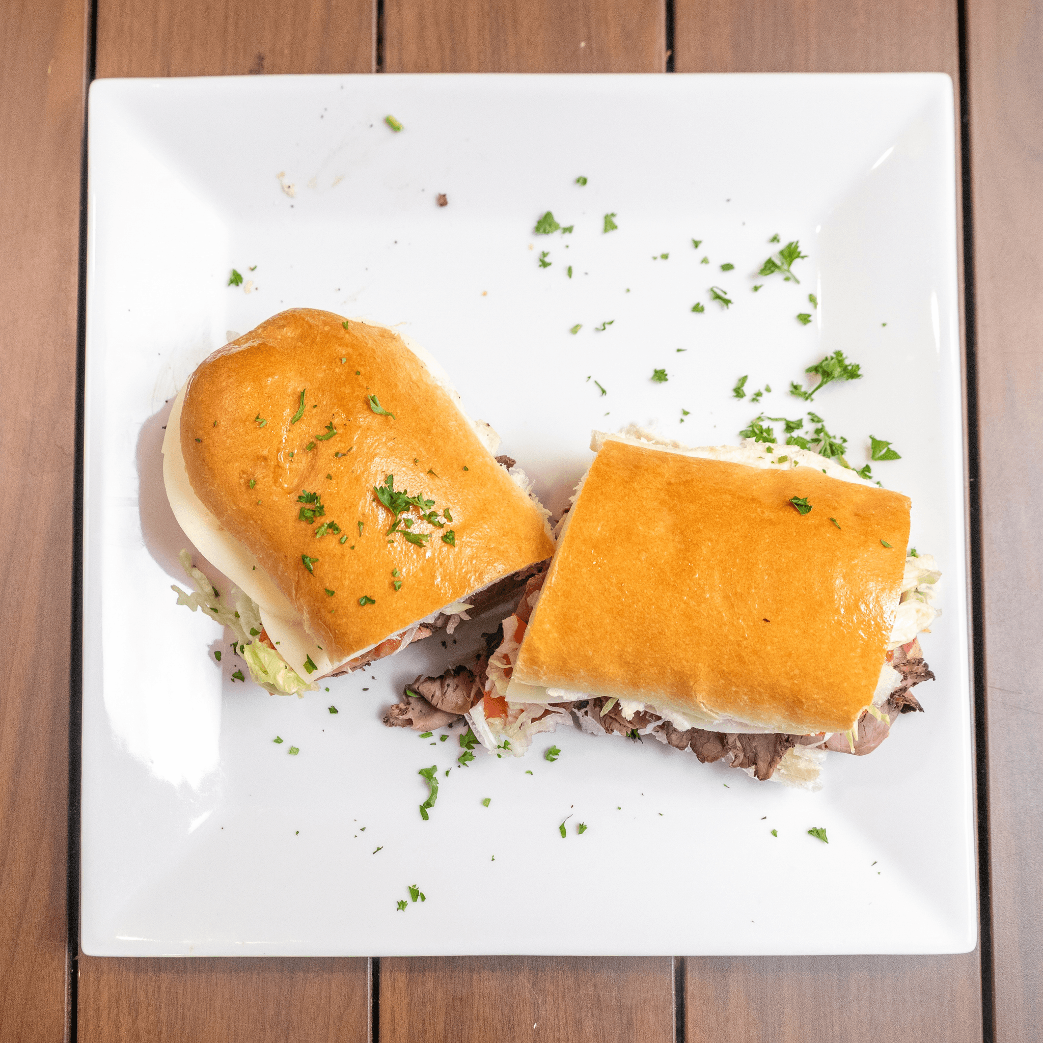 Homemade Roast Beef Grinder