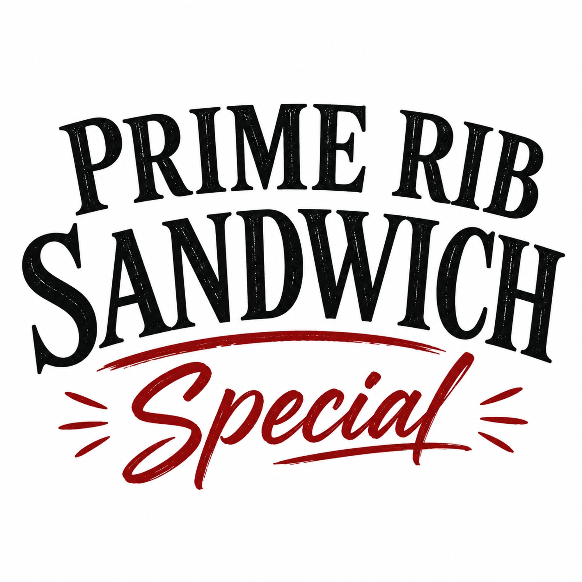 Prime Rib Sandwich Special