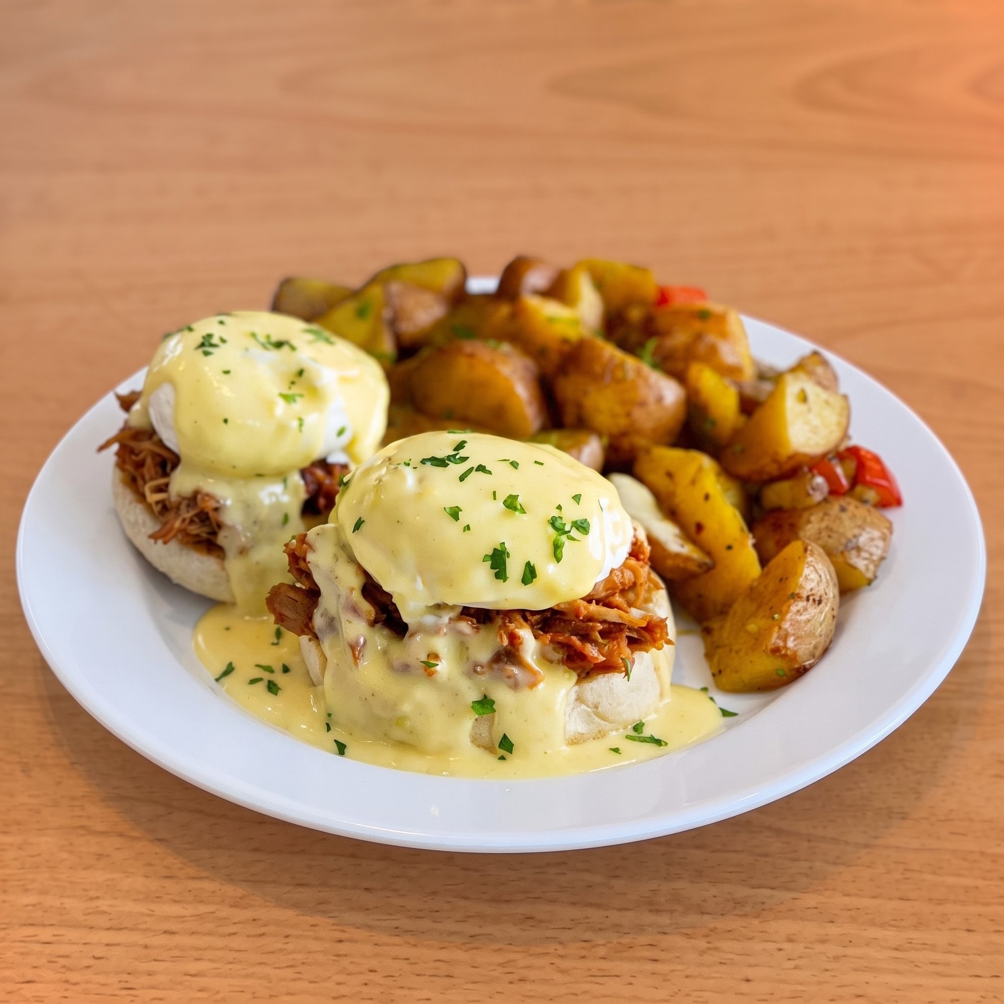 Pulled Pork Benedict