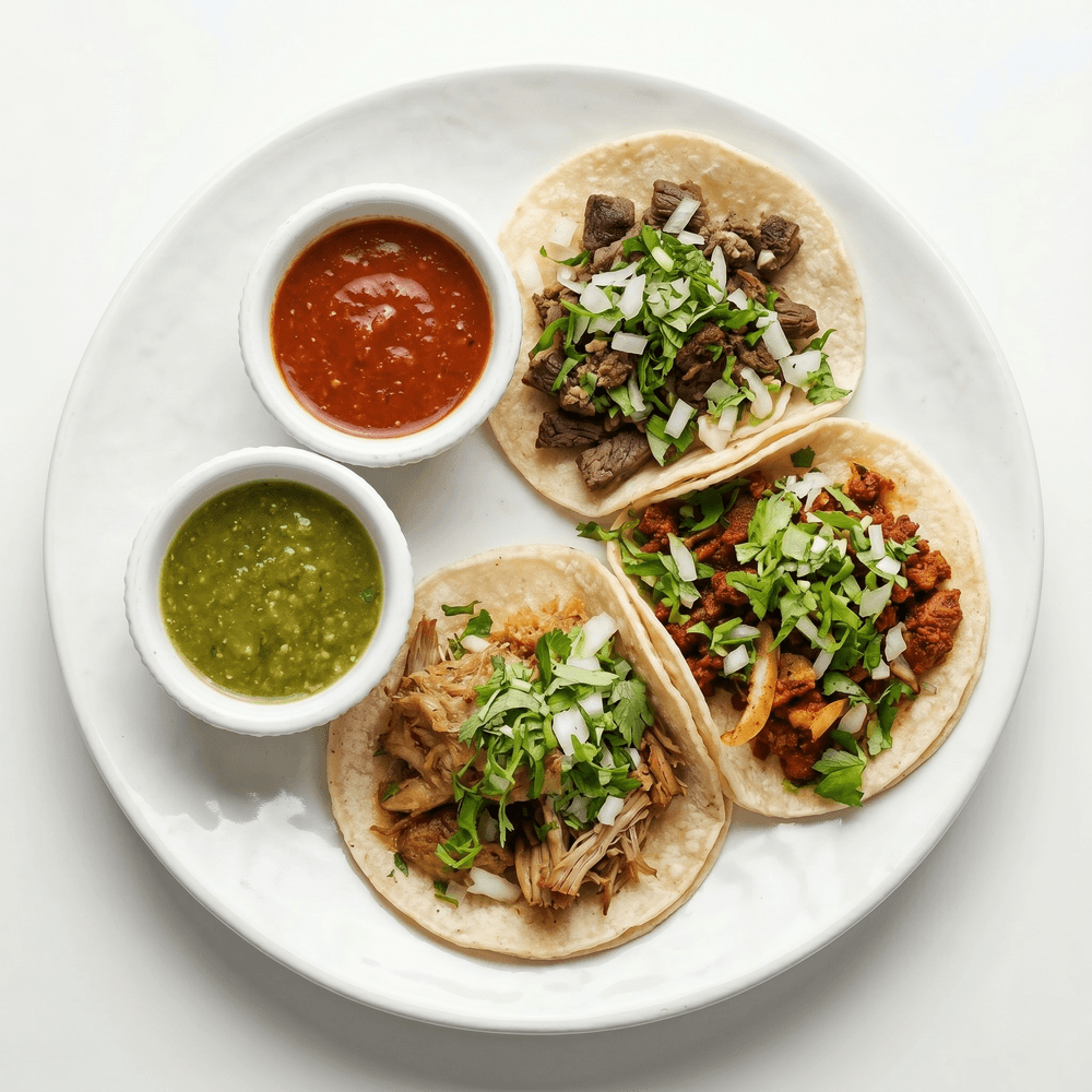 Order of Three Tacos Combo 1