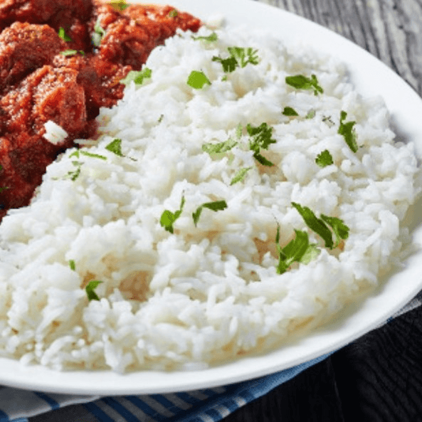 WHITE RICE & STEW