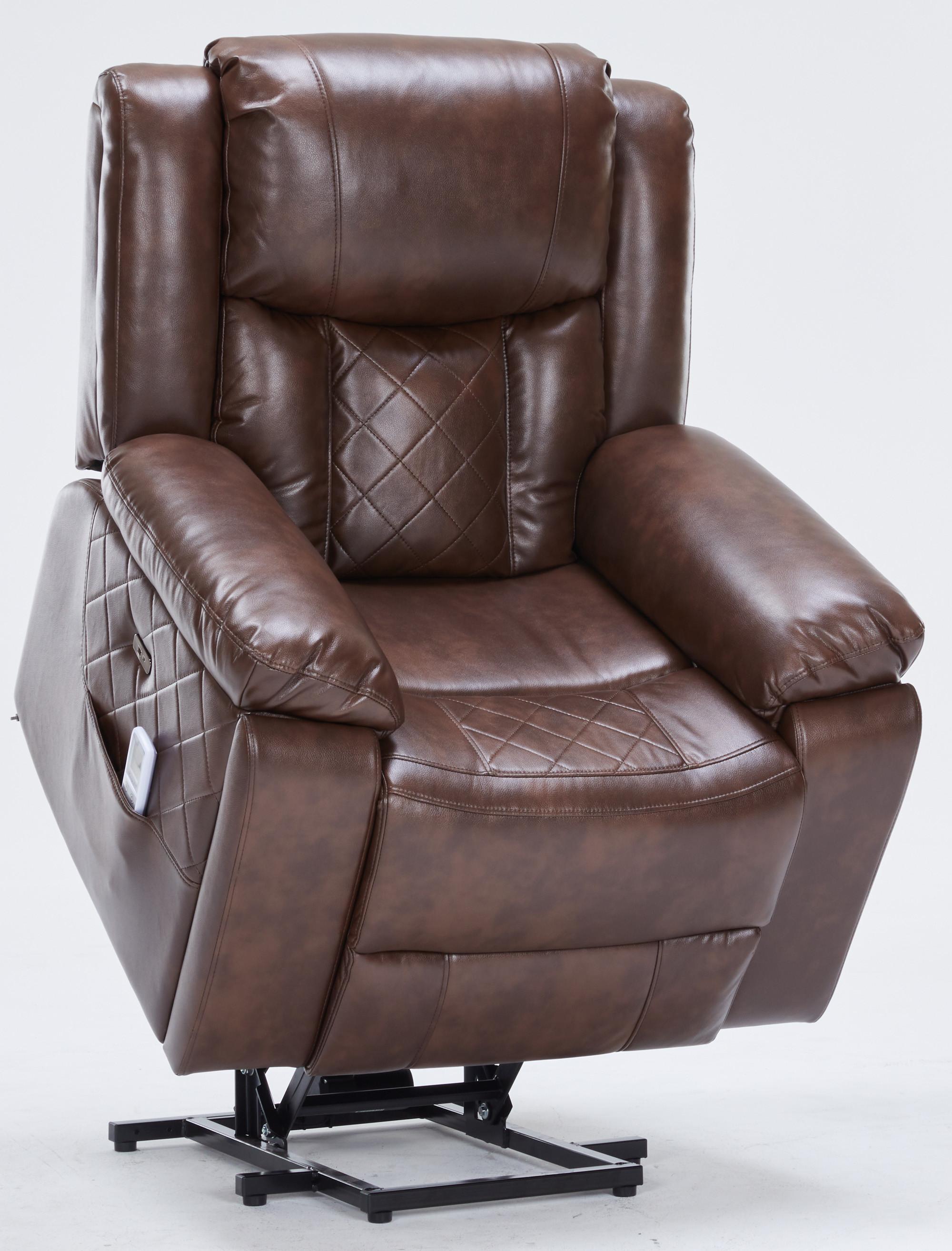 Darien Series Lift Recliner - Brown
