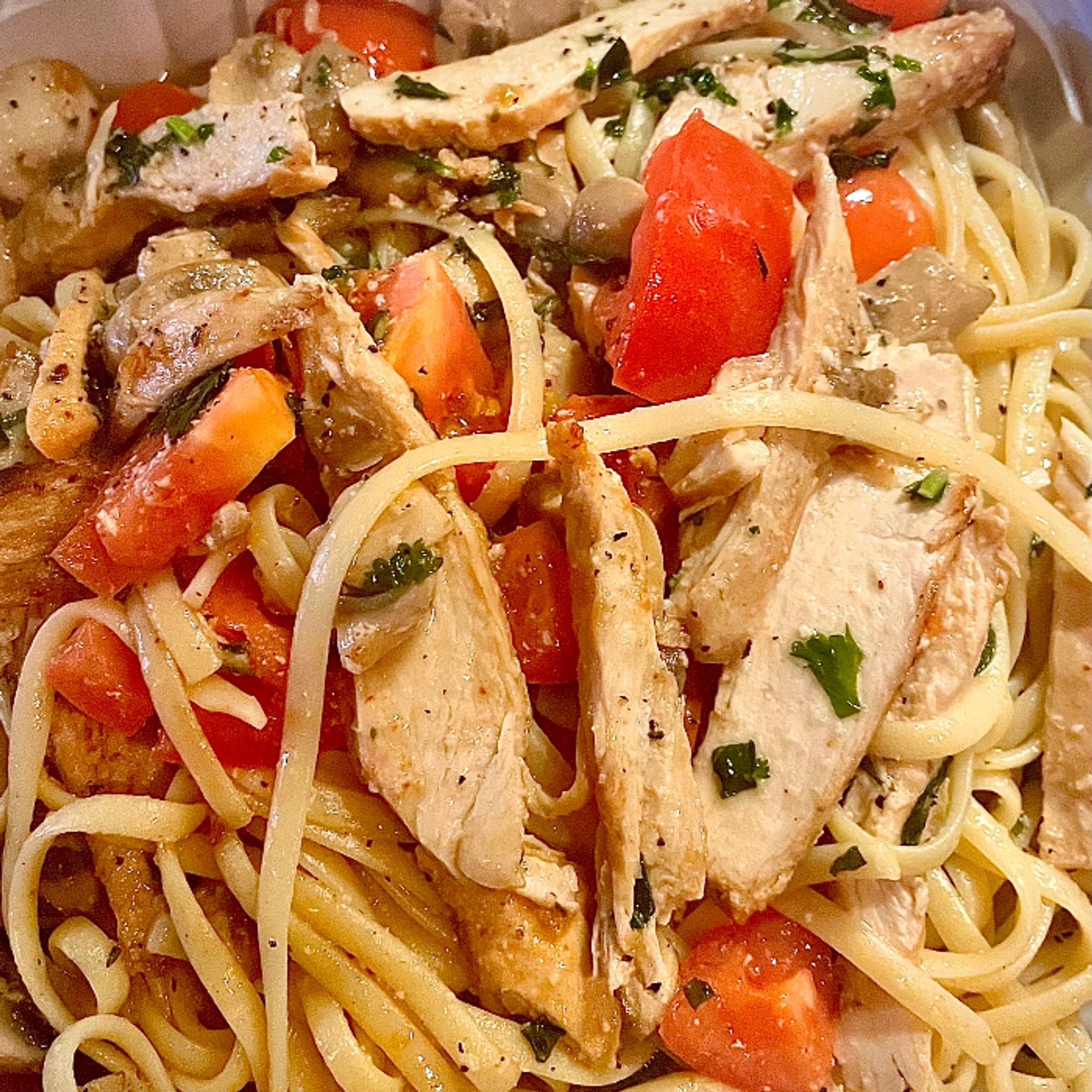 Smoked Chicken Olio