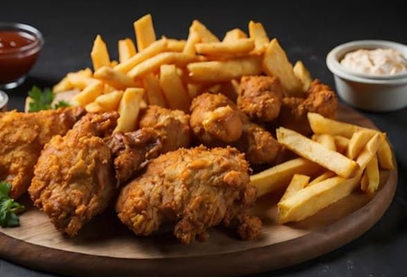Combo #22: Chicken (2 Pieces) & Fish (2 Pieces)