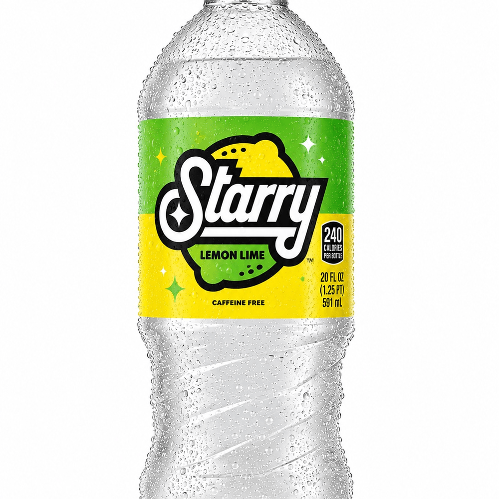 Starry Lemon Lime 20 Oz Bottle