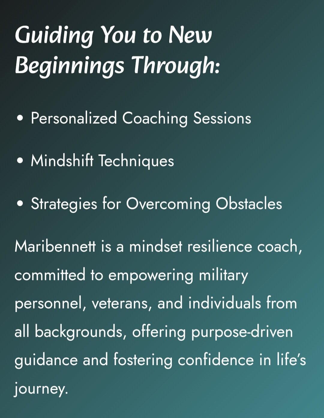 Mari Bennett @ maribennettusa.com Image