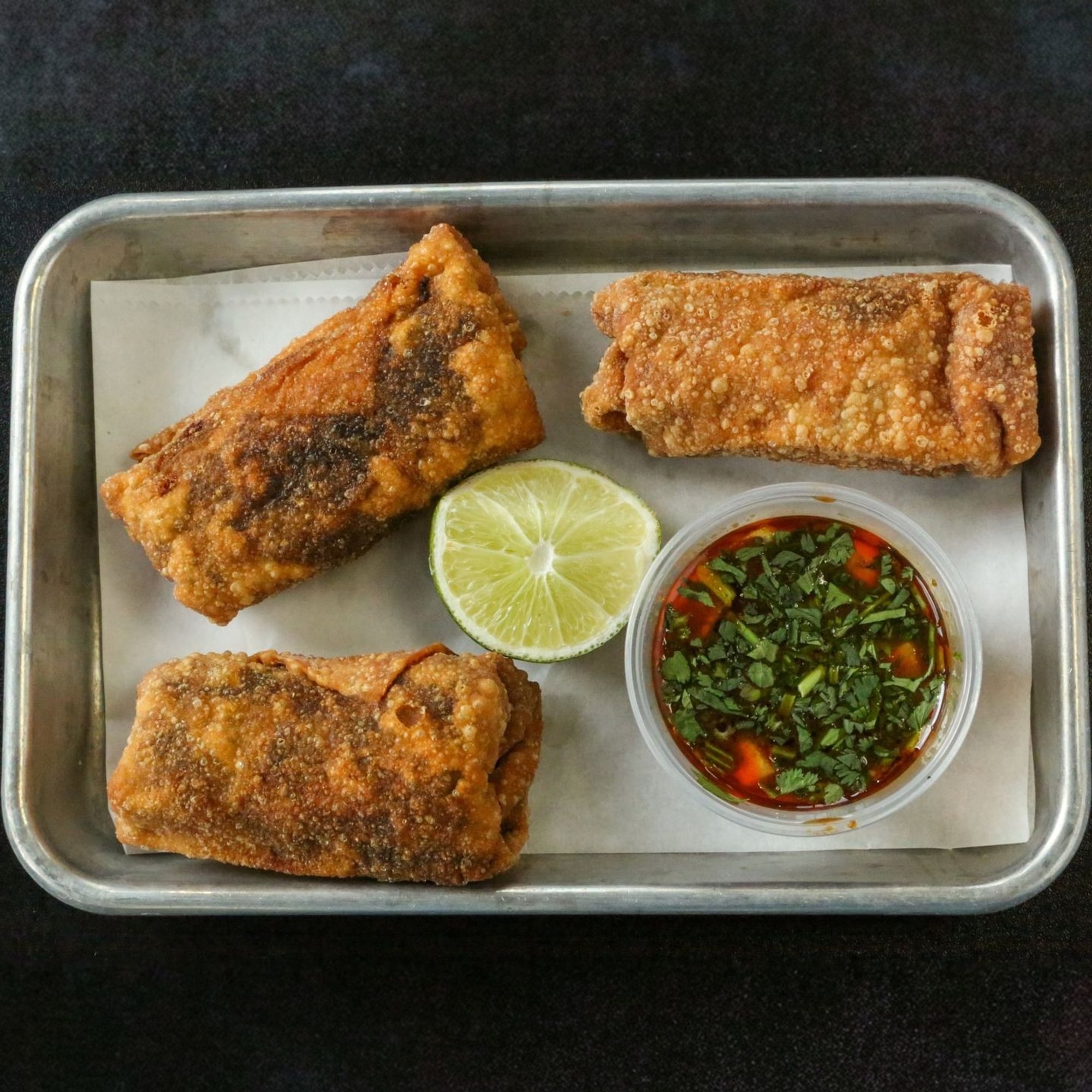 Birria Egg Rolls