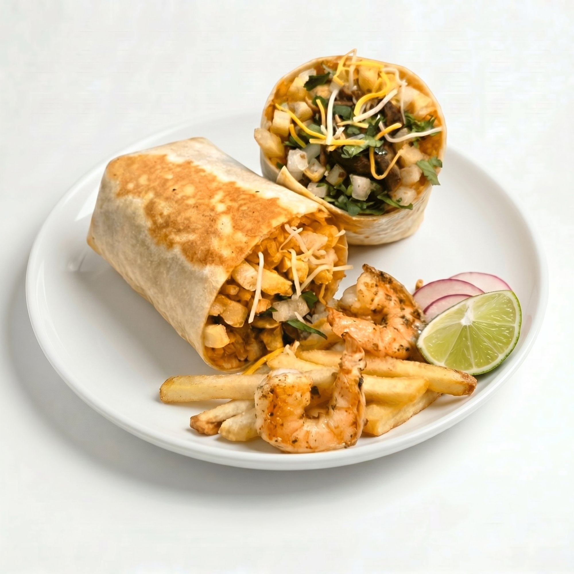 Surf and Turf Burrito