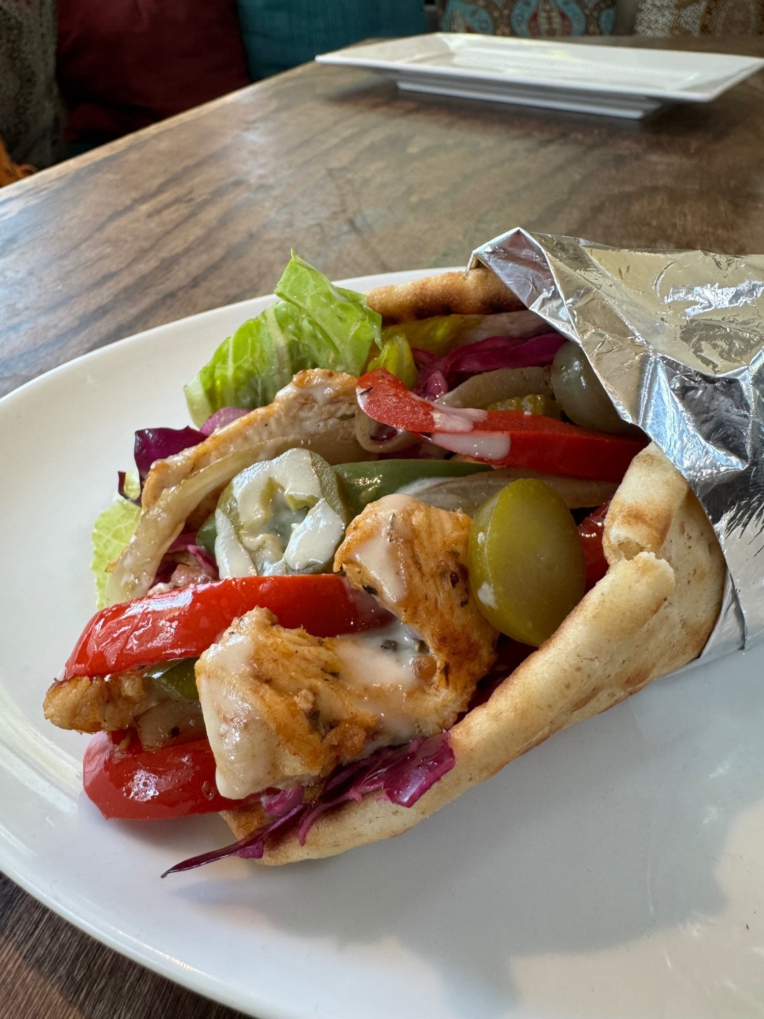Grilled Chicken Gyro +French Fries