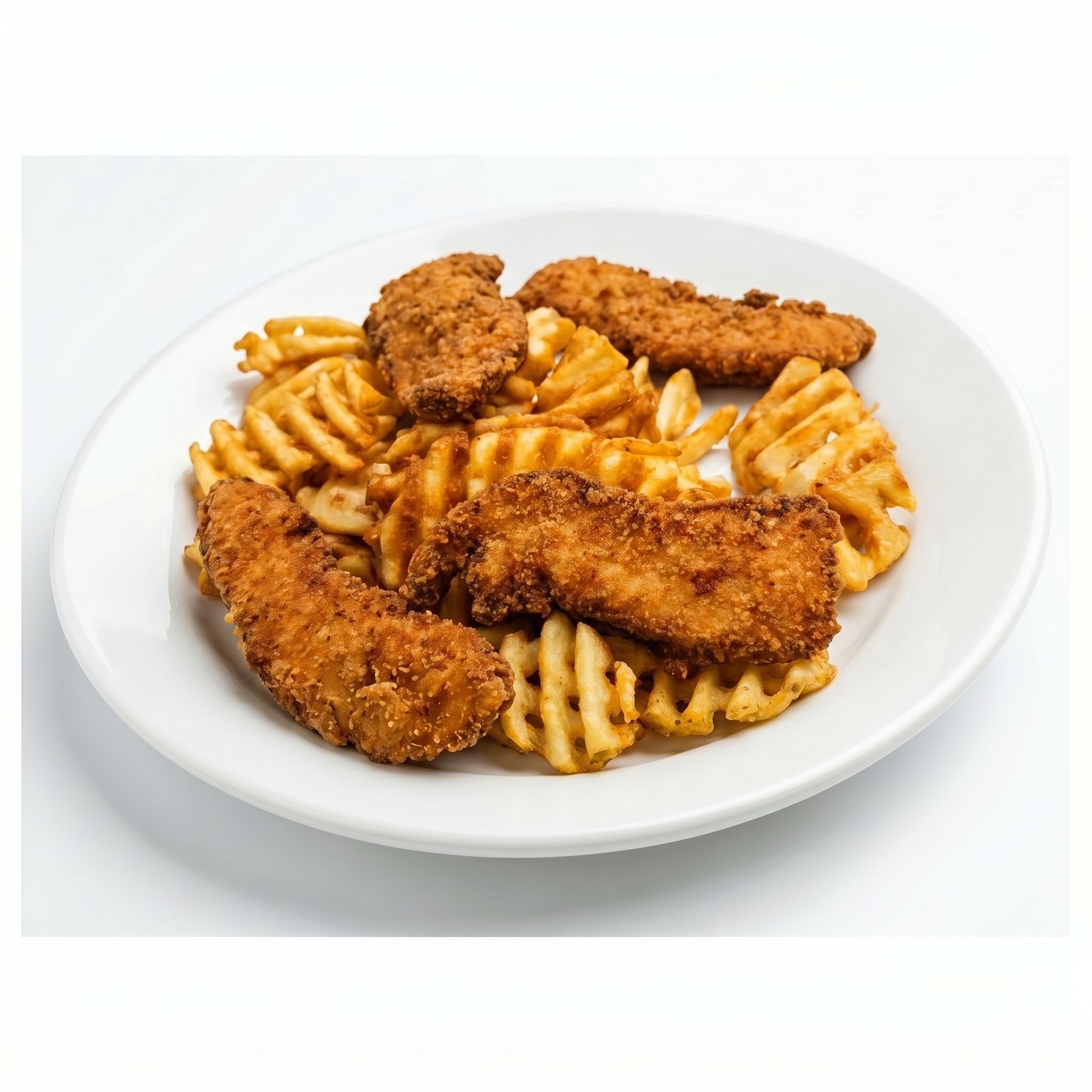 Kids Homemade Chicken Tenders and Fries