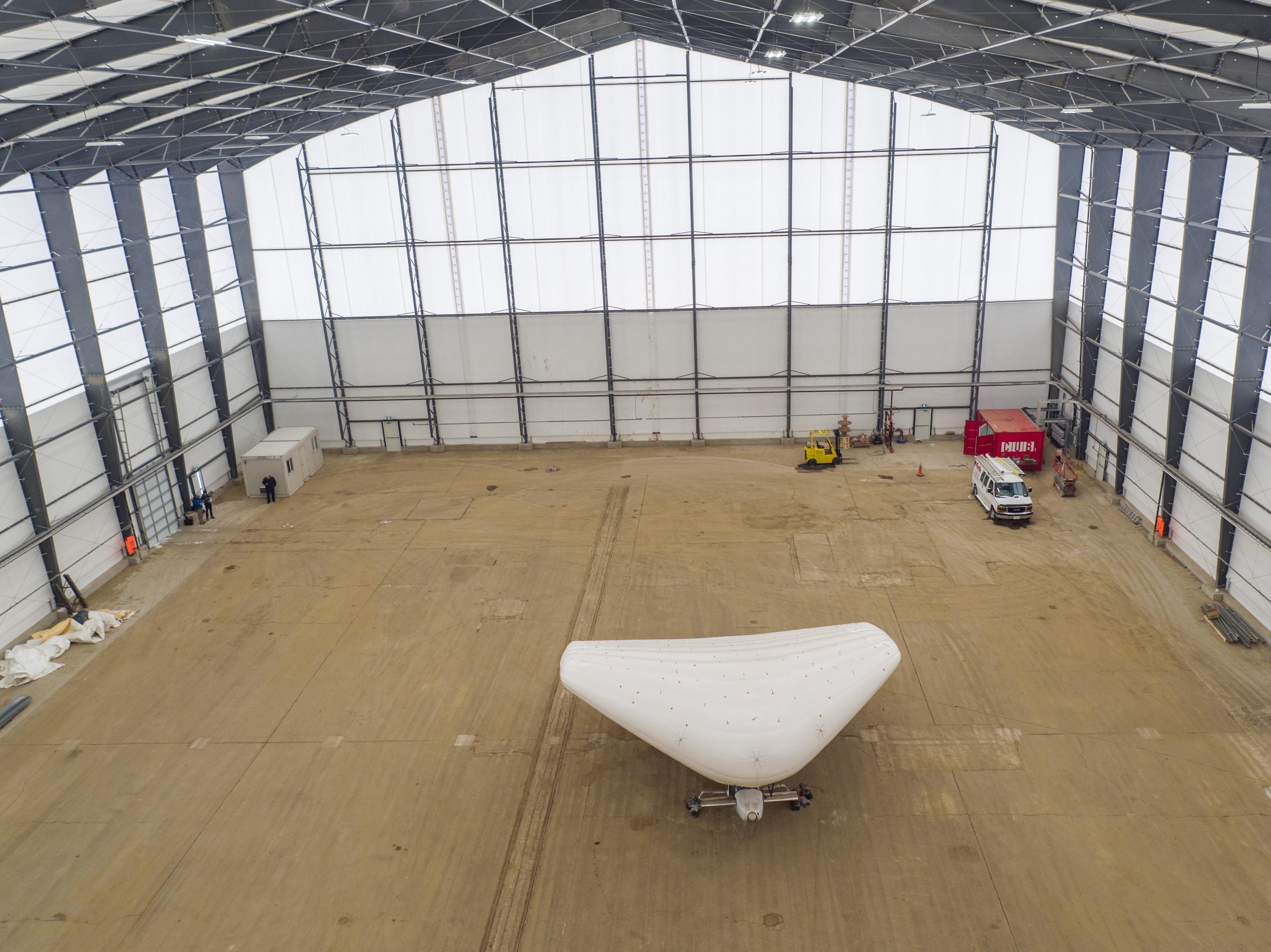 Offgrid construction, aircraft hangar, fabric structure