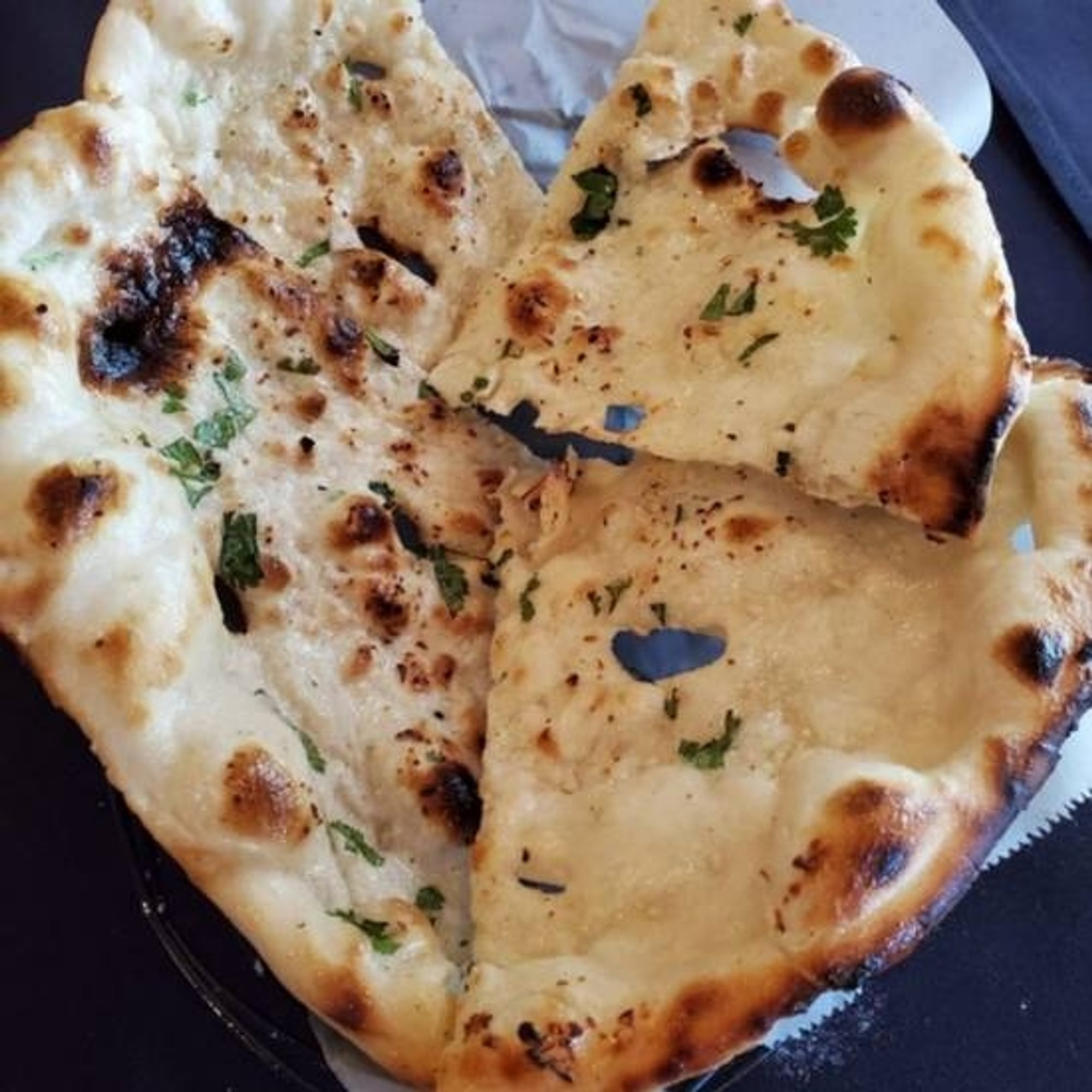 Vegan Garlic Naan