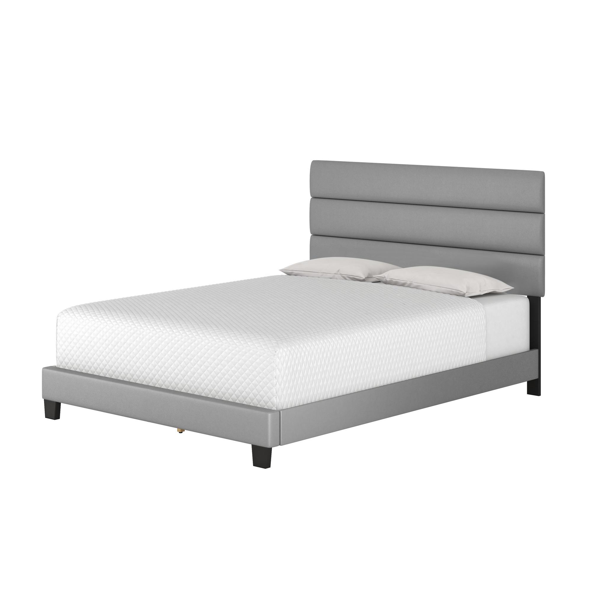 King Parker Platform Bed w/Kristal Nightstand 