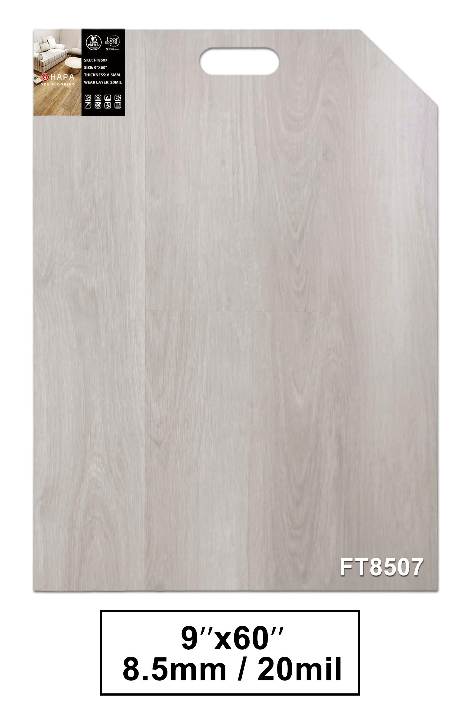 20mil Premium Waterproof Vinyl Flooring FT8507