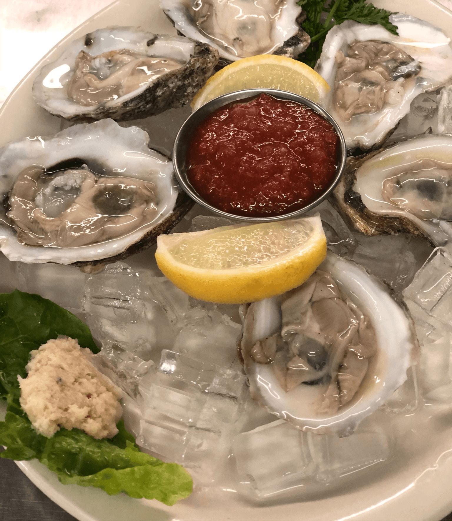 Oysters on Half Shell