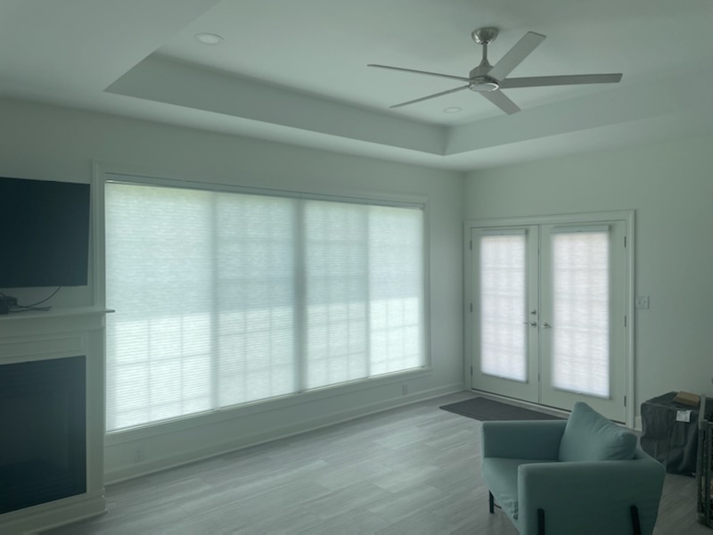 Did you know? Our Cellular Shades not only open from the bottom up, but also from the top down, too! See how they work in this Plainfield home!