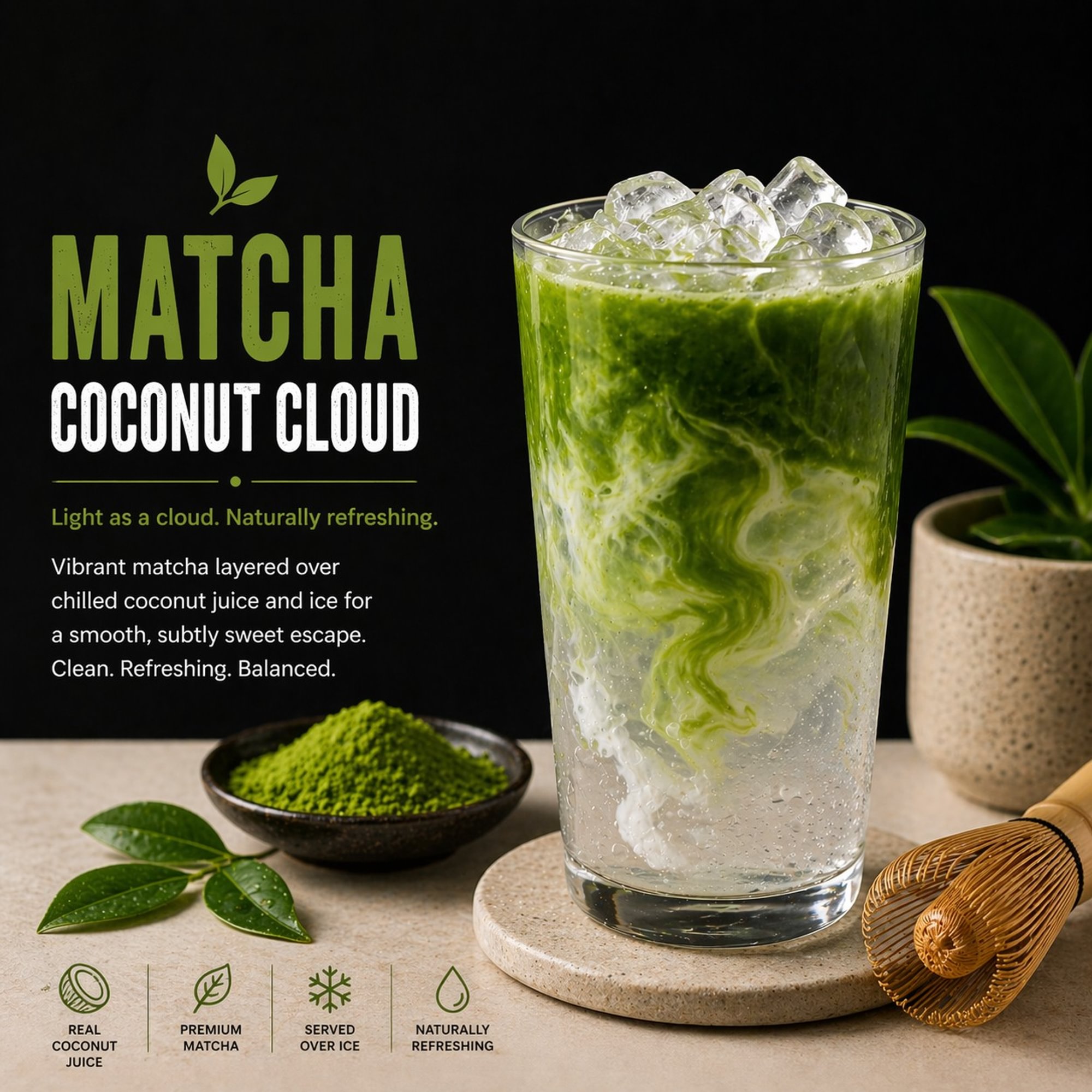 Matcha Coconut Cloud