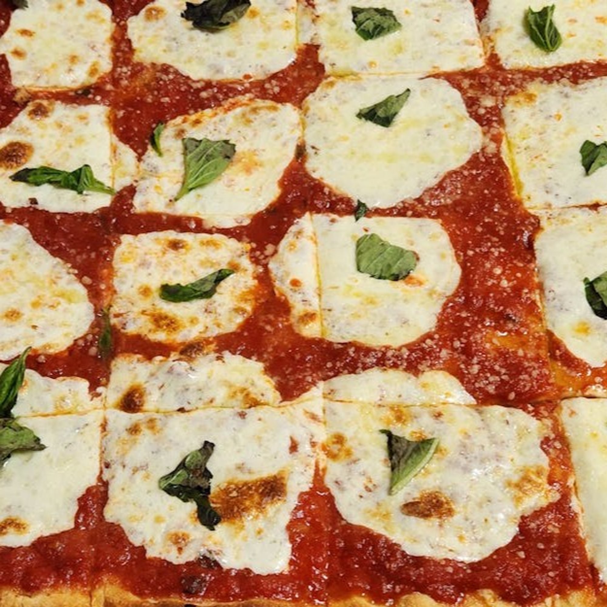 Traditional Grandma Pizza