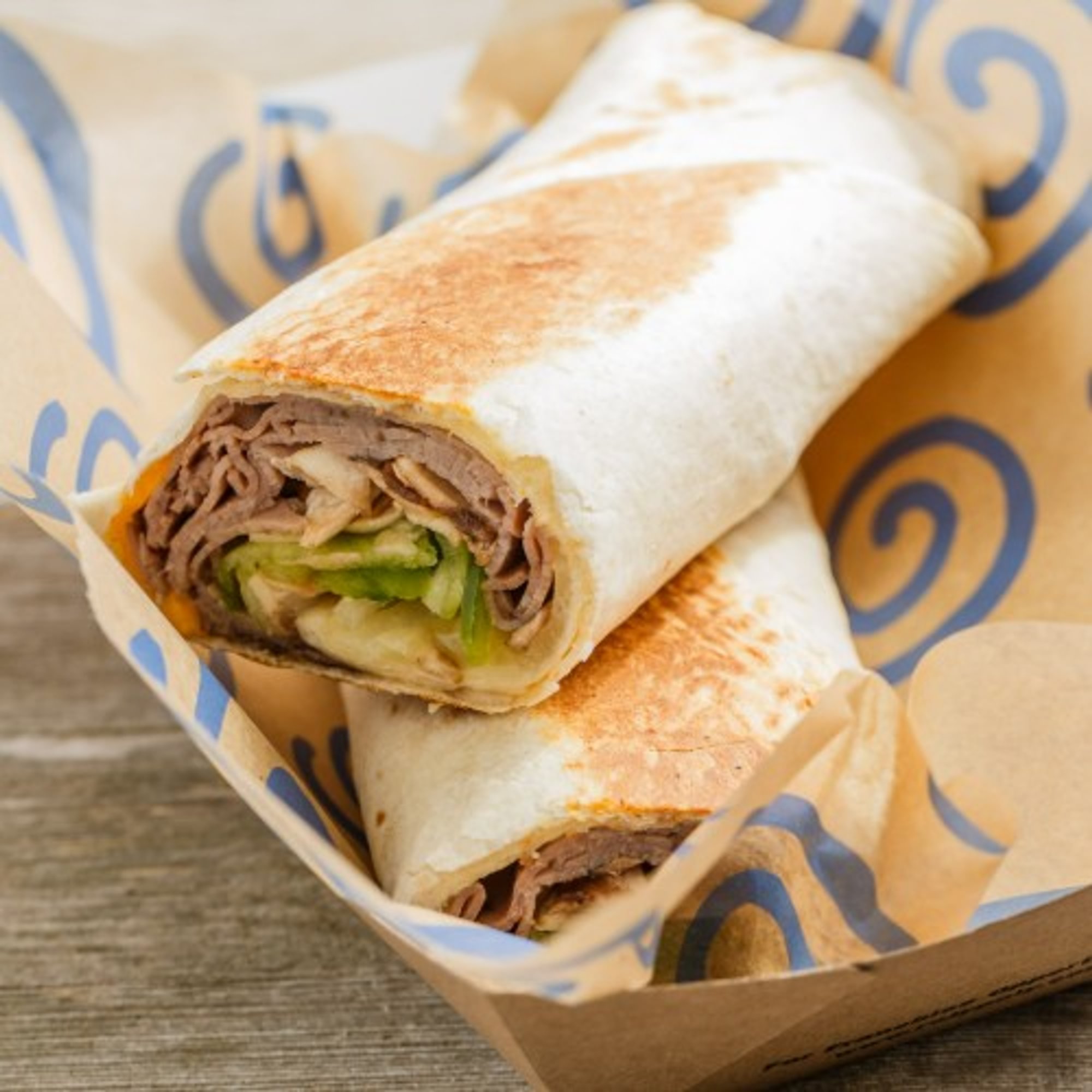 Philly Melt Hot Pressed Sandwich Wrap