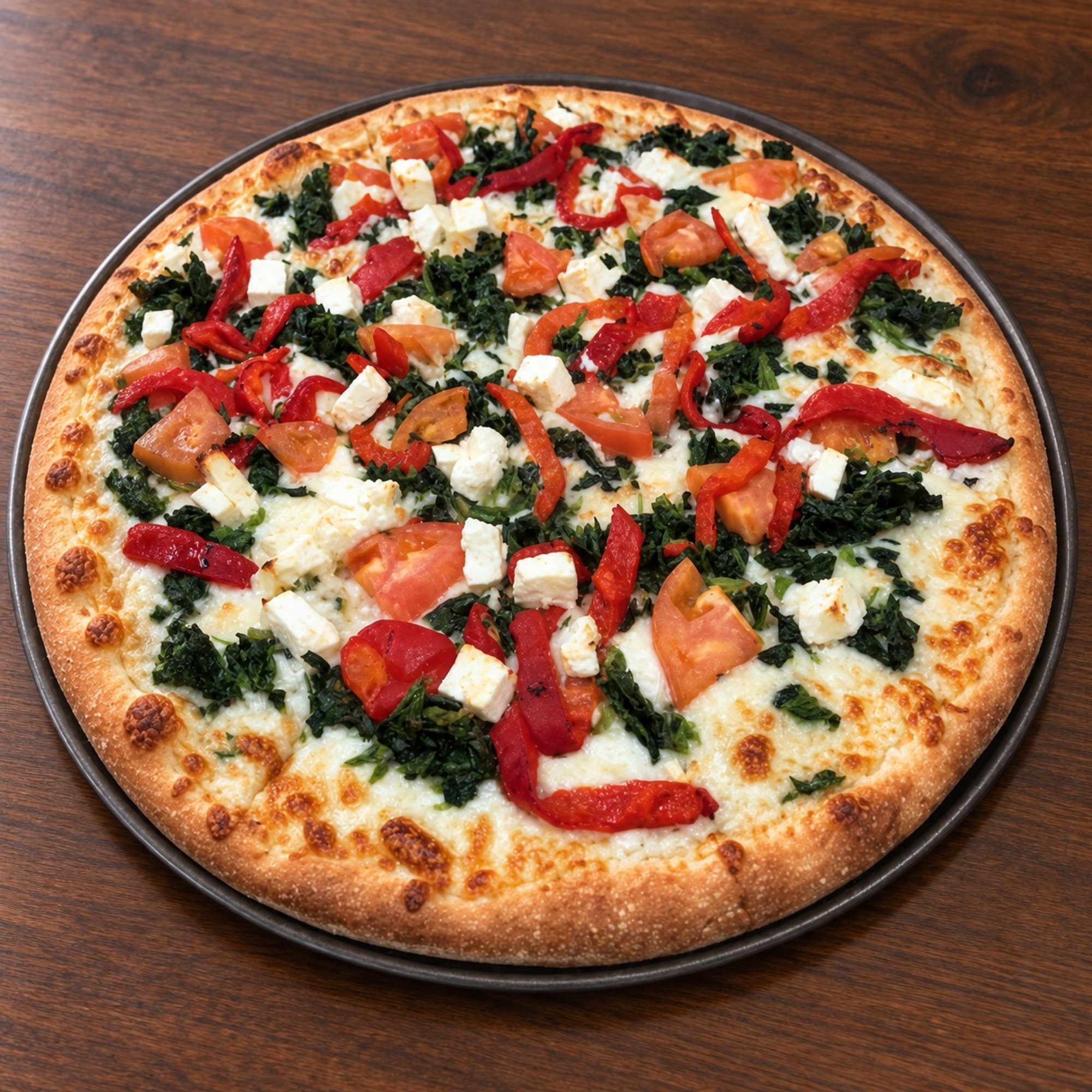 Mediterranean pizza