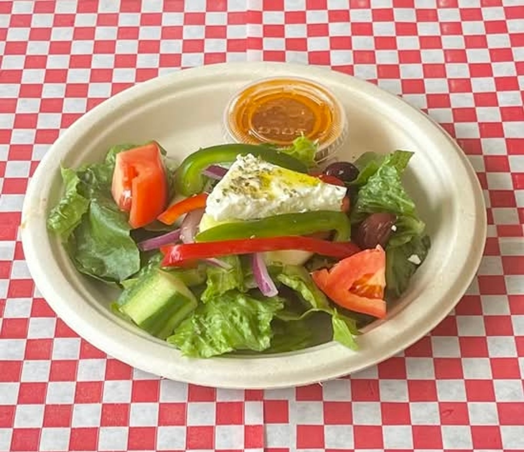 Half Traditional Greek Salad