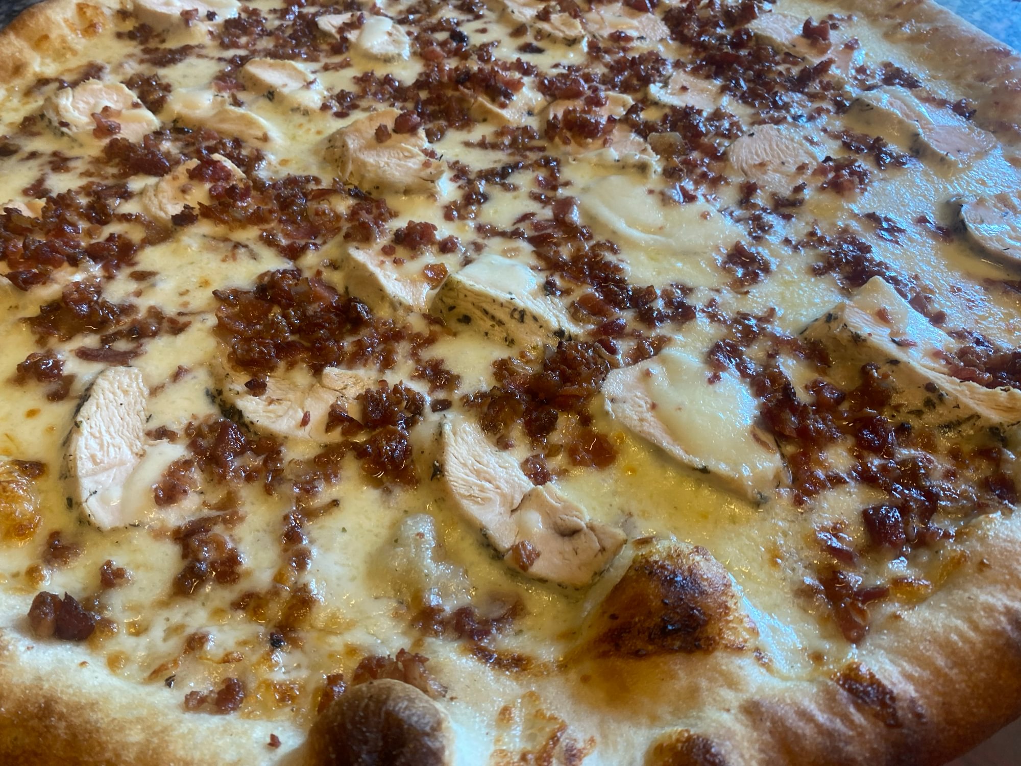 Chicken Bacon Ranch Pizza