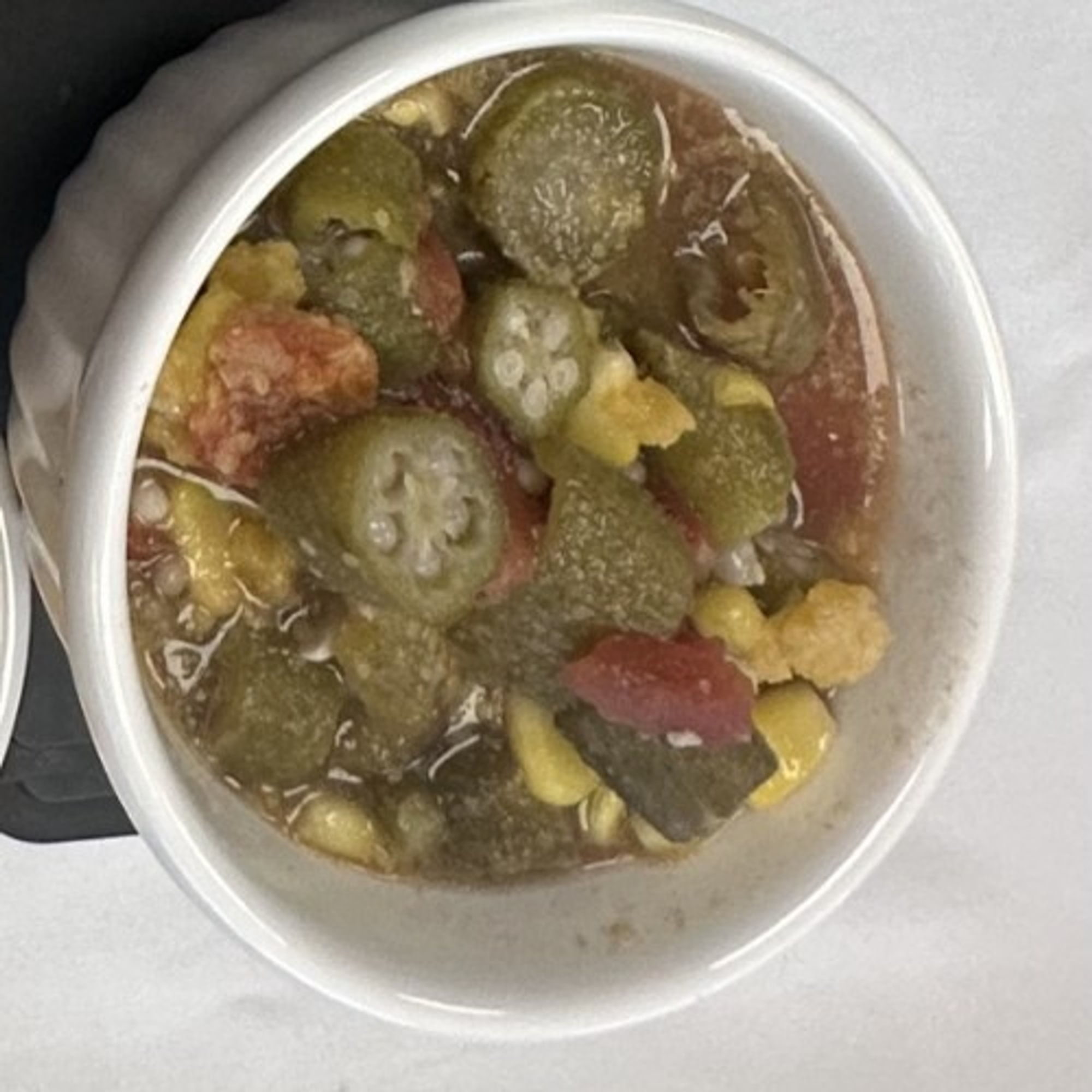 Okra Corn & Tomatoes