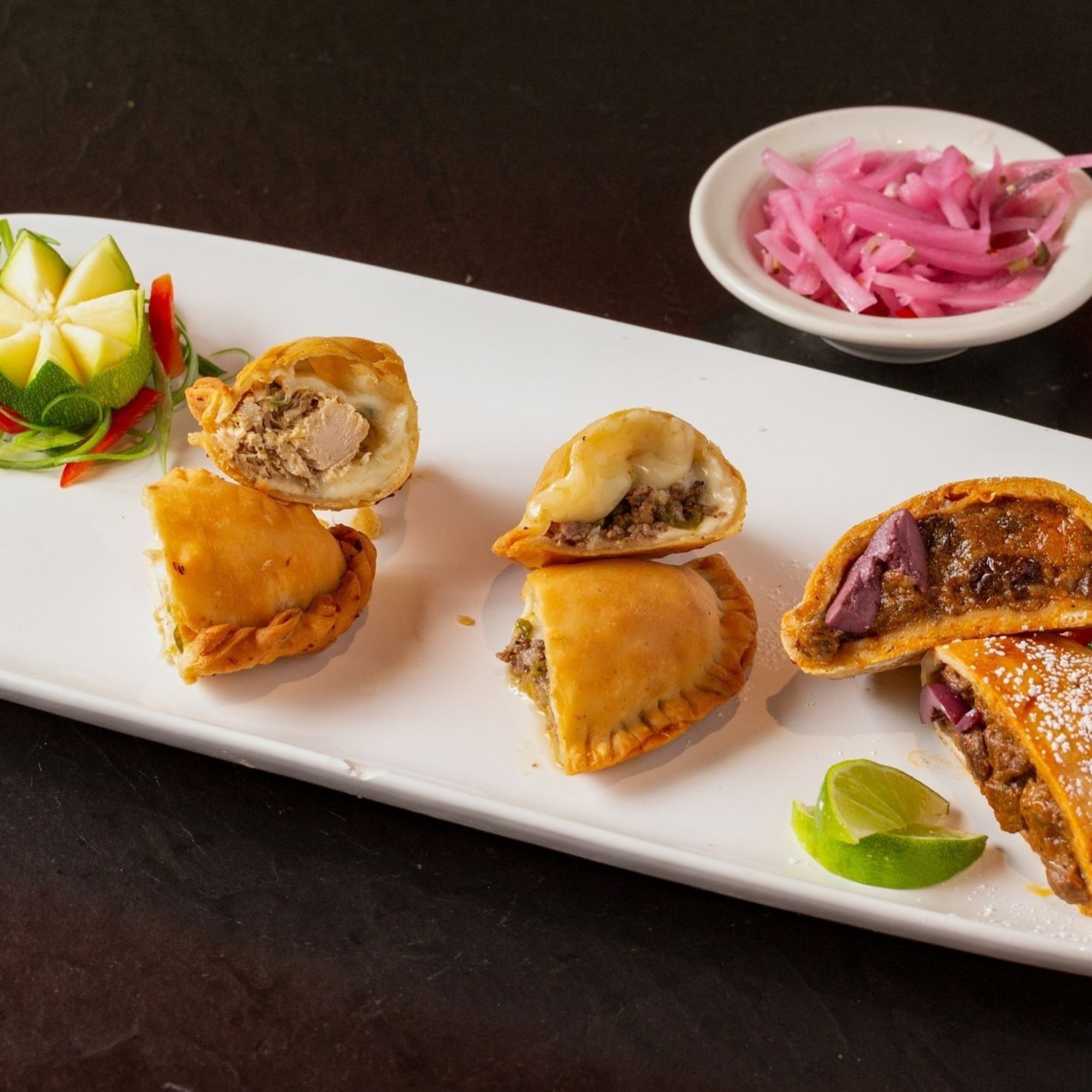 TWO Beef and Cheese Empanadas