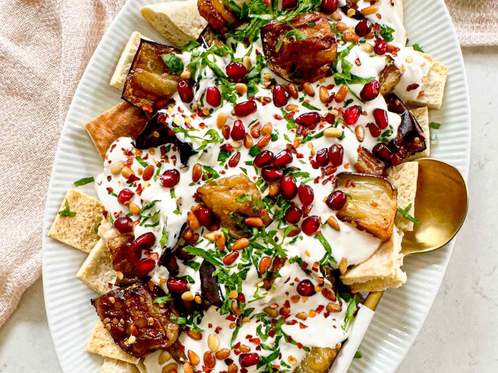 Eggplant Fattoush