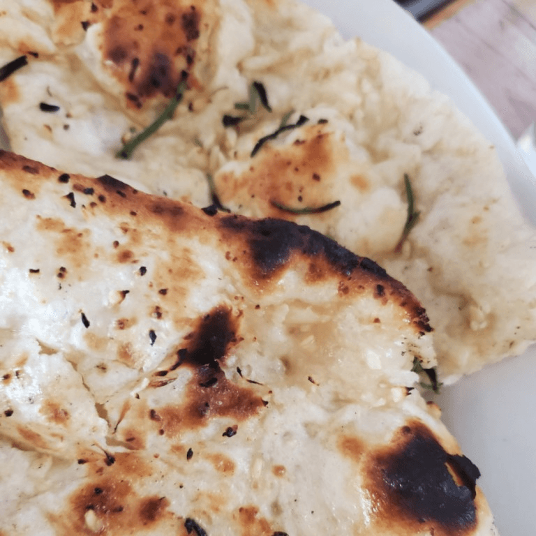 Vegan Rosemary Naan