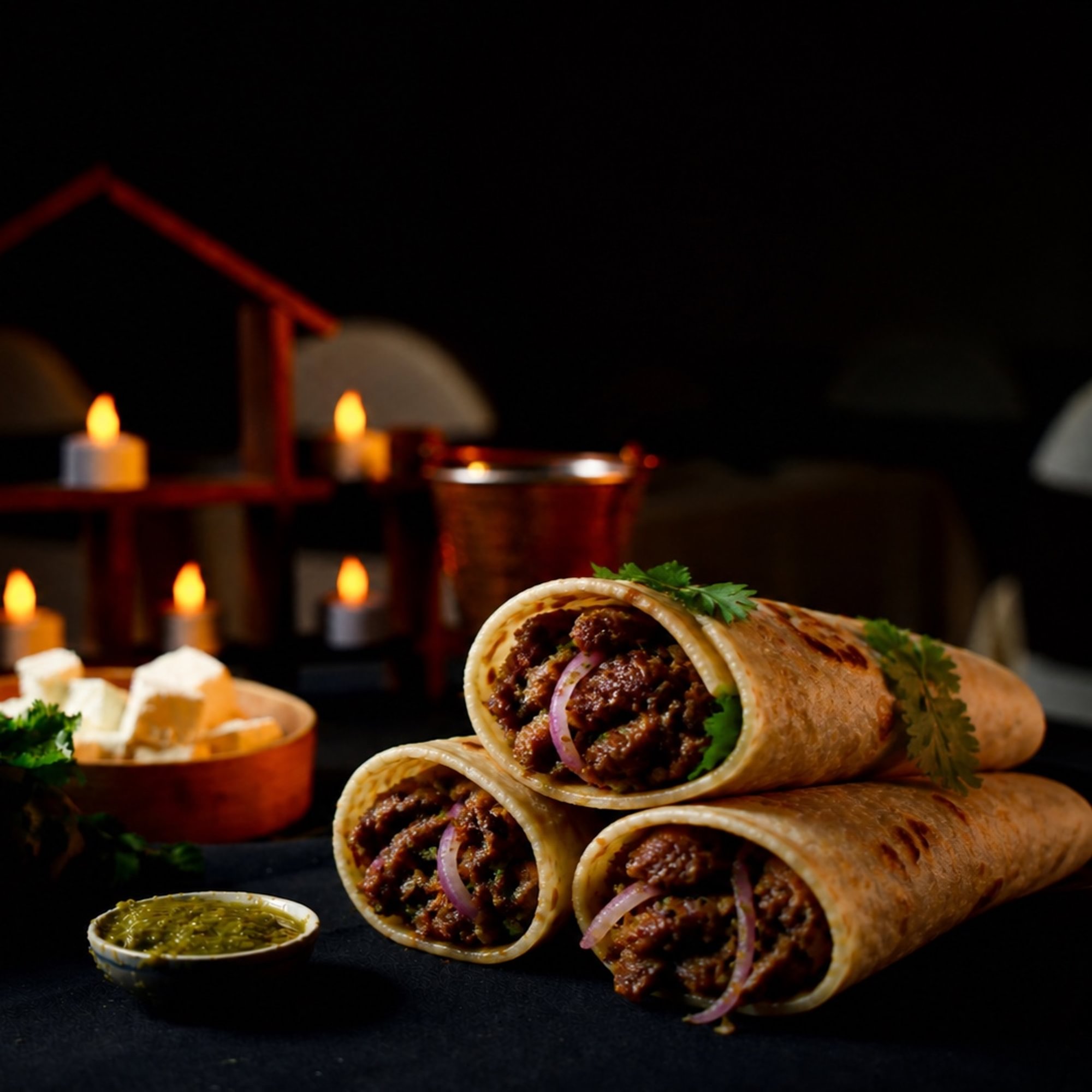 Tandoori Lamb Kathi Roll