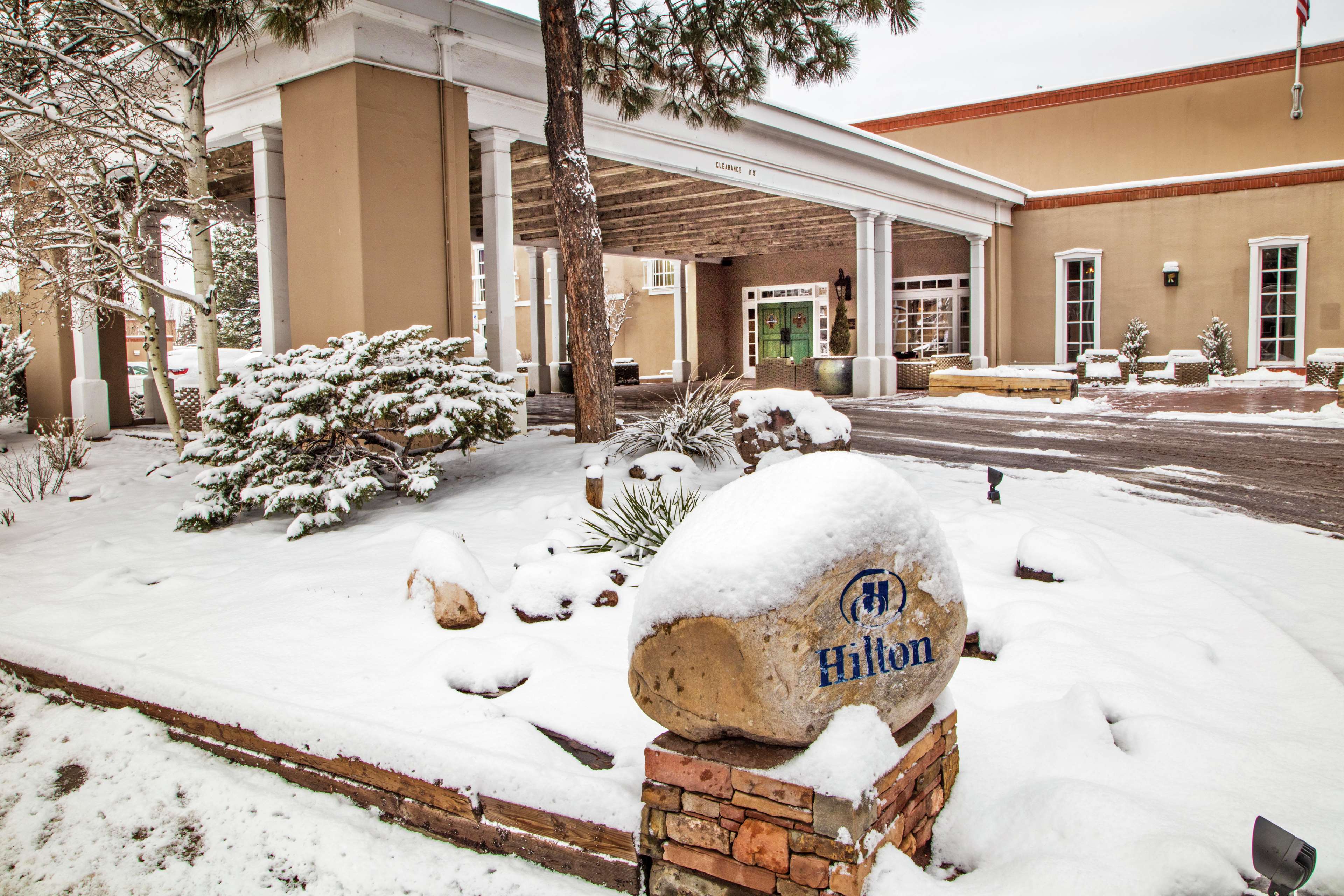 Romantic Hotels In Santa Fe; Hilton Santa Fe Historic Plaza, 100 Sandoval St, Santa Fe, NM, Hotels