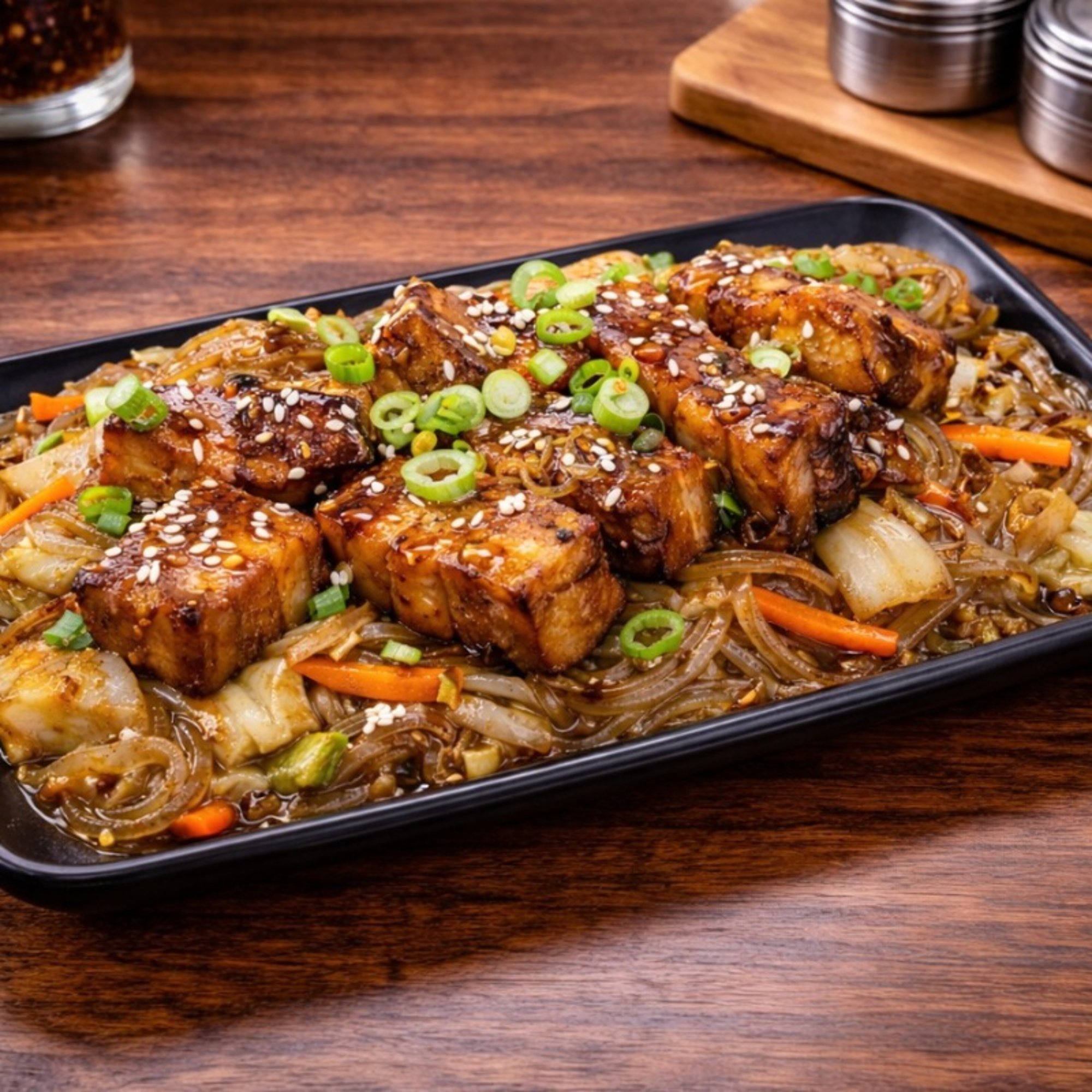 Japchae Pork Belly