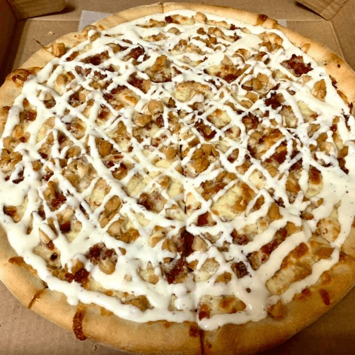 Chicken Bacon Ranch (White) Pizza